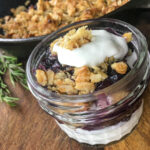 HoneyCrisp Blueberry Crumble Recipe
