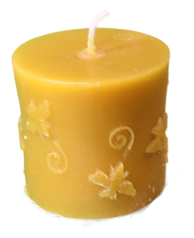 Large Round Candle The Great Canadian Honey Company