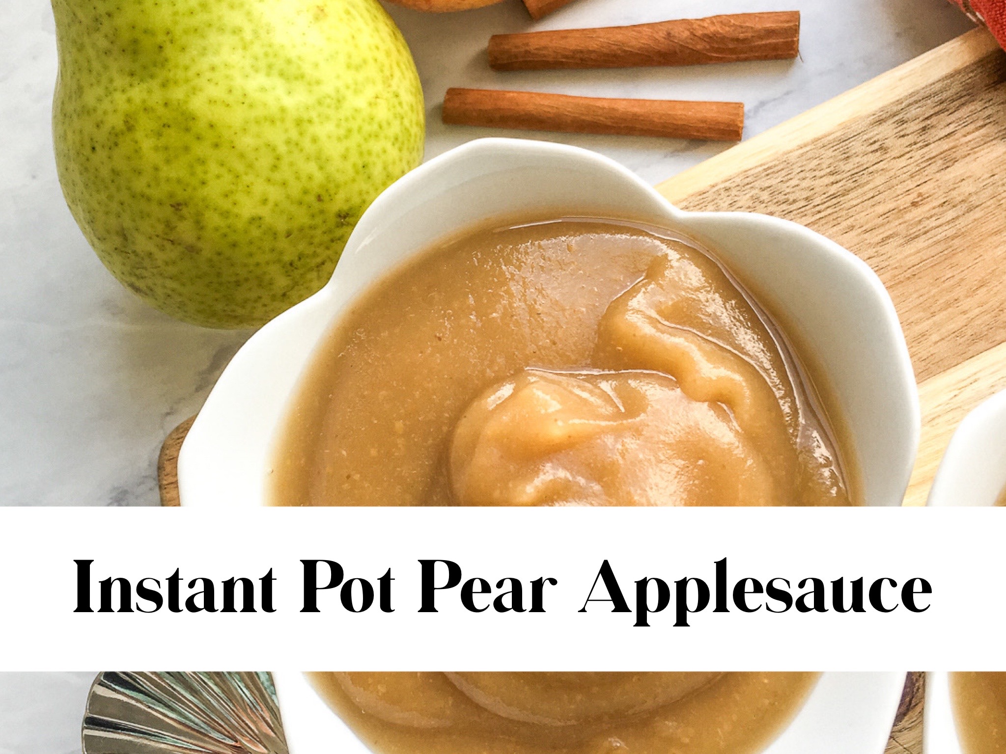 Instantpot pear applesauce